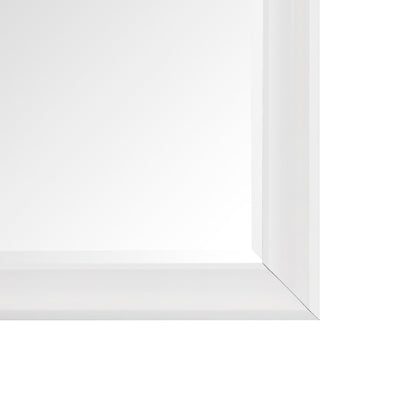 Tall Mirror Full Body Oversized Mirror Smooth Faux Wood Frame Rectangle Wall Mounted Hanging Mirror
