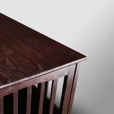 Wooden Pet Crate End Table with Lockable Door
