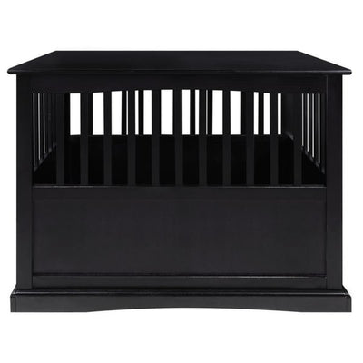 Wooden Pet Crate End Table with Lockable Door