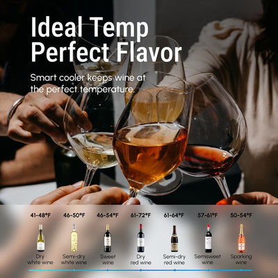 17 Inch Wine/Beverage Refrigerator, 20 Bottles, Freestanding, Digital Temperature Control